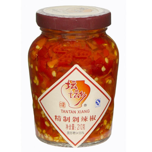 坛坛香精制剁红辣椒(小瓶) TTX Chopped Red Chilli*210g 保质期：20/04/2025