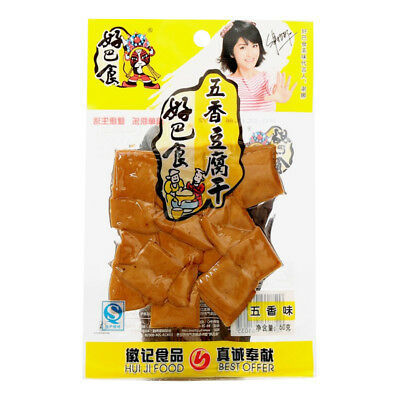 好巴食豆腐干-五香味 HBS Dried Beancurd - Spicy *68g 保质期：21/01/2025