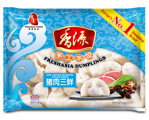香源饺子-猪肉三鲜饺子*400克/Pork Chinese Mushroom Fungus Filling 400g