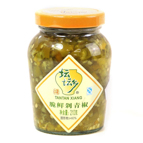 坛坛香鲜剁青辣椒(小瓶) TTX Chopped Crisp Green Chilli 保质期 ：29/04/2025