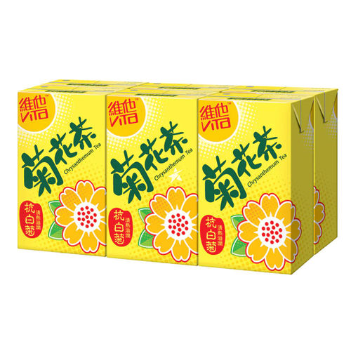 维他菊花茶 6*250ml Chrysanthemum Tea Drink 6*250ml 保质期：