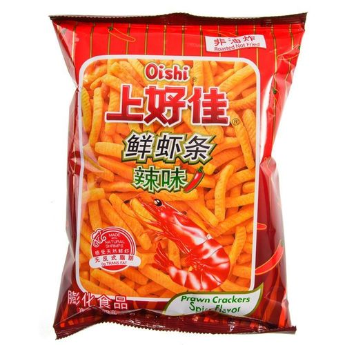 上好佳-辣味虾条40g OS Prawn Crackers- Chilli Taste 保质期：