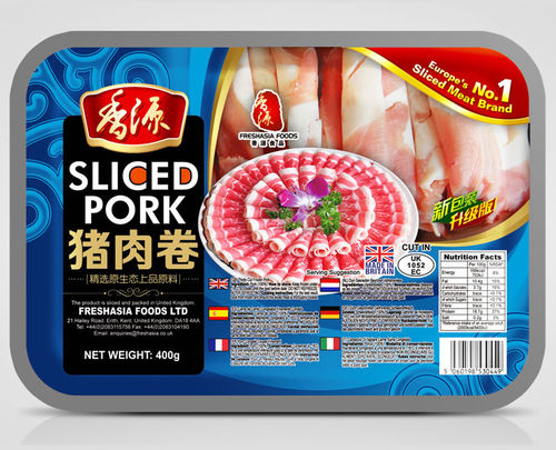 香源-猪肉卷 *400克 / Sliced Pork *400g 保质期:
