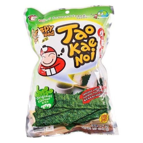 小老板海苔原味32g TAO KAE NOI Crispy Seaweed - Original 保质期：14/03/2025
