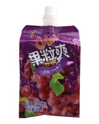 喜之郎果粒爽-红葡萄汁 258ml Fruit Flavored Drink - Red Grape 保质期：14/12/2024