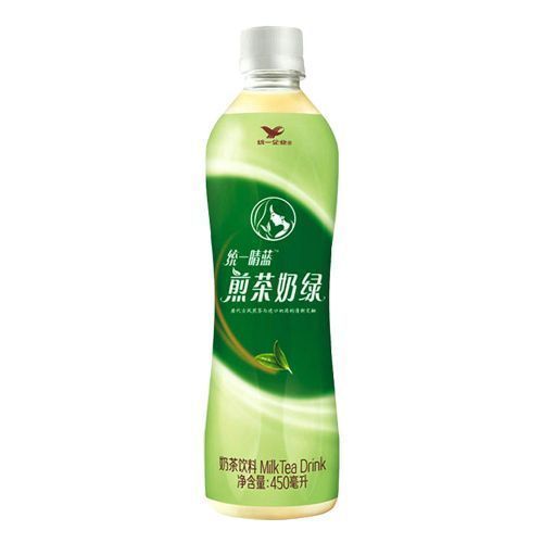 统一阿萨姆煎茶奶绿 450ml UNI Milk Tea Drink -Green Assam Flavor 保质期：06/08/2024