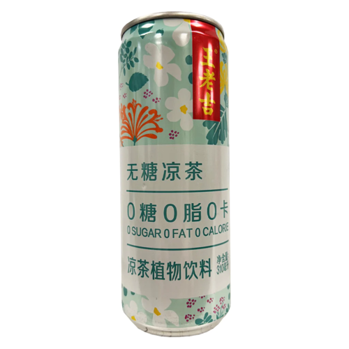 王老吉无糖凉茶（罐装)310ml  WLJ Beverage no sugar 保质期：17/08/2025