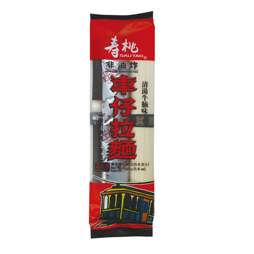寿桃车仔拉面-清汤牛腩味160g ST Beef Soup Flavored Noodle 保质期：12/08/2024