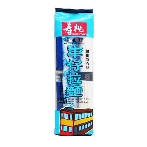 寿桃车仔拉面-鲜虾云汤味160g T Wonton Soup Flavored Noodle 保质期：11/08/24