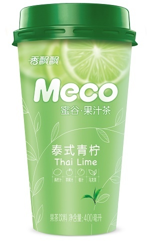 香飘飘 MECO 果汁-泰式青柠 400mlMeco Fruit Tea (Thai Lime) 保质期：12/12/2024