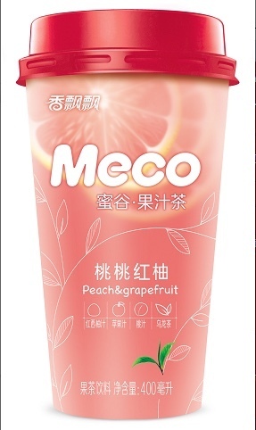 香飘飘MECO 果汁-桃桃红柚 400ml Meco Fruit Tea  (Peach Pink Grapefruit) 保质期：09/11/2024