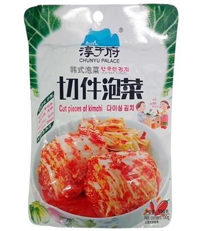 淳于府切件泡菜 100g  Chunyu Palace Brand Spicy Cabbage 保质期：15/11/2024