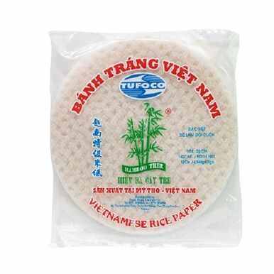 越南春卷米纸 22cm Rice Paper 22cm x340g  保质期：04/04/2025