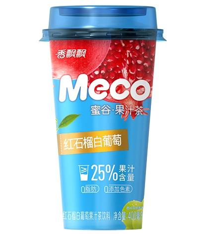香飘飘MECO果汁-红石榴白葡萄400ml Pomegranate Grape Fruit Tea 保质期：13/12/2024