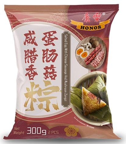 康乐咸蛋腊肠香菇粽300g ZongziEgg Chinese Sausage 保质期：25/07/2024