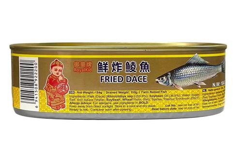 御童牌炸鲮鱼 184g Canned Fried Dace x184g  保质期：24/09/2024