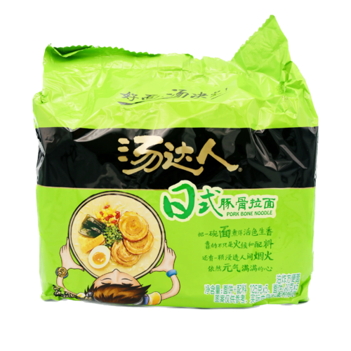 统一汤达人-日式豚骨5连包 Instant  Noodle Artificial Pork Flavour Japanses 保质期：