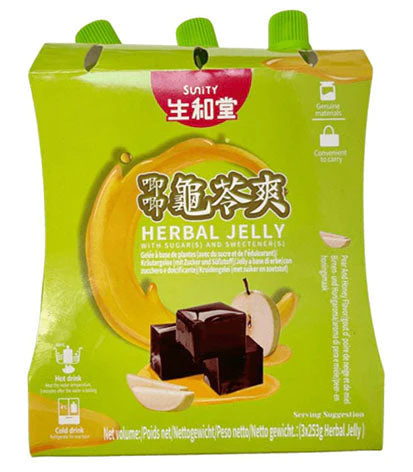 生和堂龟苓爽-秋梨蜂蜜(3连包)253g  SU Herbal Jelly Drink - Pear Honey (3 Packs)保质期：01/11/2024