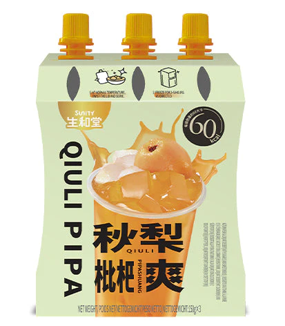 生和堂吸吸果冻 秋梨枇杷爽-3袋   SU Herbal Jelly Drink - Pipa Honey (3 Packs) 保质期：14/12/2024