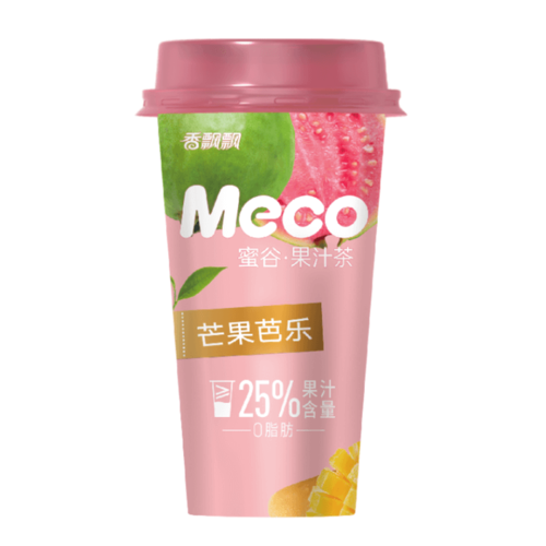 香飘飘蜜谷果汁芒果番石榴400ml  Mango  Guava Fruit Tea  保质期：24/07/2024
