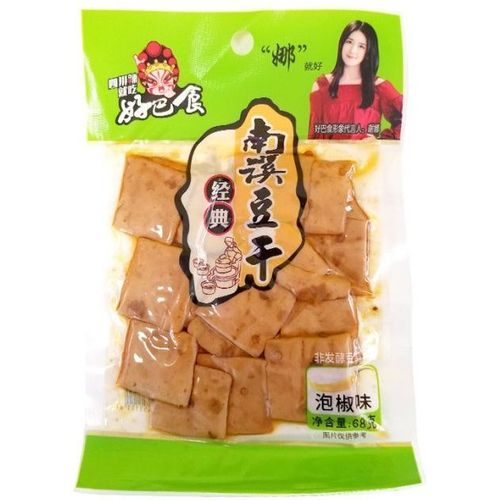 好巴食泡椒豆腐干/HBS Dried Beancurd - Pickled Chilli *68g 保质期：11/09/22