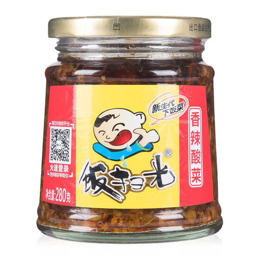 饭扫光香辣酸菜 FSG Preserved Pickled Mustard*280g  保质期：
