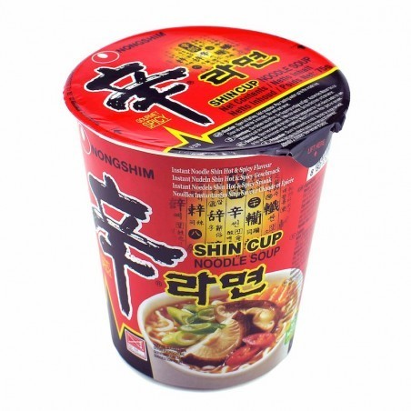 辛辣面-杯面75g  Nong Shim Cup Noodle-Hot Spicy  保质期：13/10/22