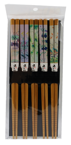 筷子-彩绘五对装 Chopstick-Chinese-Painting *5pair