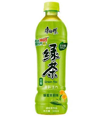 康师傅绿茶-单瓶*500ml   Komgs Green Tea*500ml  保质期：08/10/22