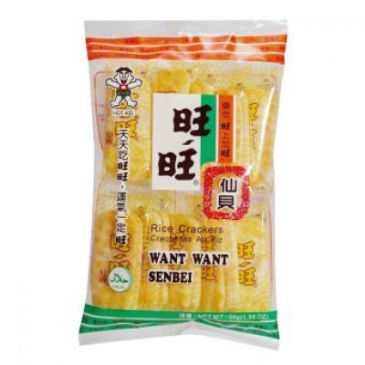 旺旺仙贝小袋装  56g台湾 WW- Senbei Rice Cracker 保质期：18/10/22