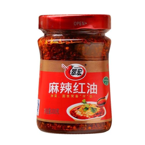 翠宏麻辣红油 CH Brand Spicy Chilli in Oil x200g 保质期：09/01/23