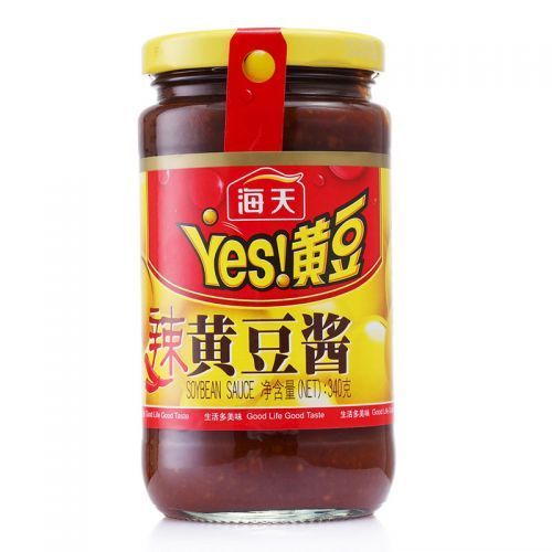 海天辣黄豆酱-大瓶装340g HD Hot Soybean Sauce 340g 保质期：31/10/23