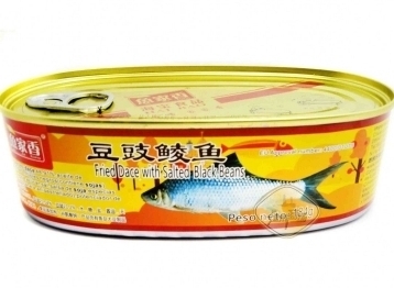 鱼家香豆豉鲮鱼184g（黄标签） YJX F/Dace-Salted Blk Beansx 保质期：02/11/23