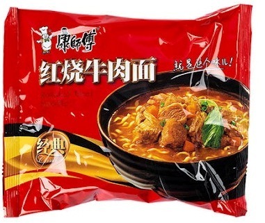 康师傅经典单包（红烧牛肉）100g KSF Noodles-Roasted Beef 保质期：21/07/22