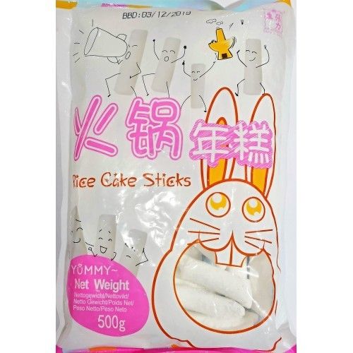 张力生火锅年糕（冷冻装） 500g Changlisheng Frozen Rick Cake Sticks保质期：03/07/22