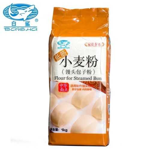 白鲨小麦馒头包子粉 1kg BS Flour for Steamed Bun  保质期：12/06/22