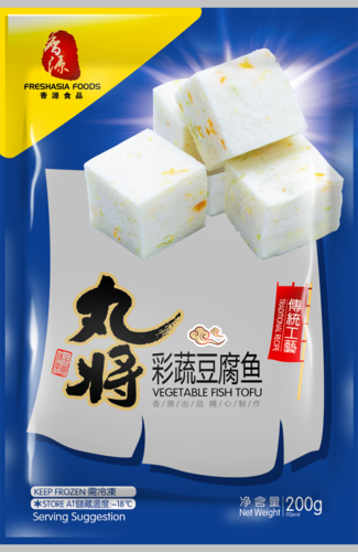 丸将彩蔬豆腐鱼 200g WJ Vegatable Tofu Fish 保质期: