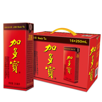 整箱加多宝纸盒裝涼茶（24盒* 250ml ） JDB Canned Herbal Tea*250ml 保质期：