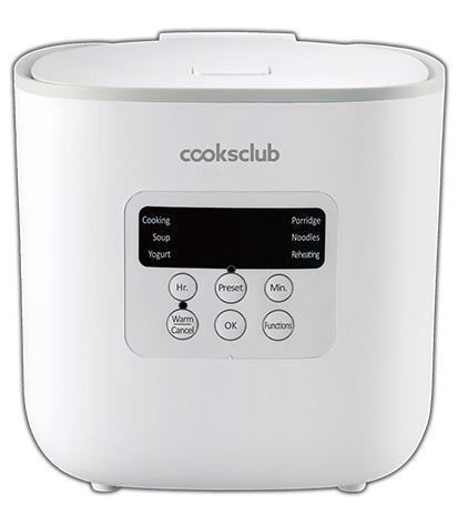 Cooksclub智能电饭煲1.6L 4pcs Multi Function Rice Cooker 1.6L