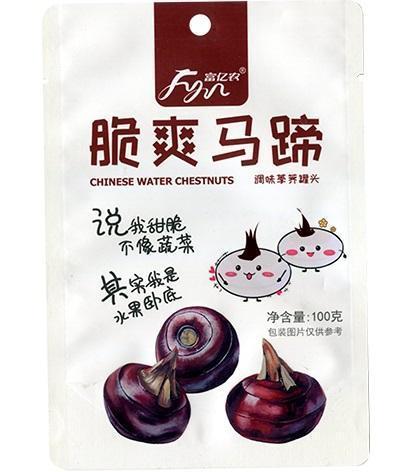 富亿农脆爽马蹄FYN Water Chestnuts 100g  保质期：13/08/22