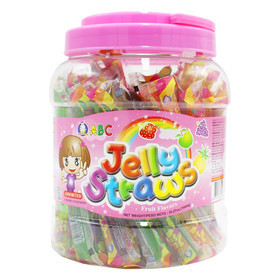 ABC果冻条-桶装1kg  1kg Jelly Straws 1kg