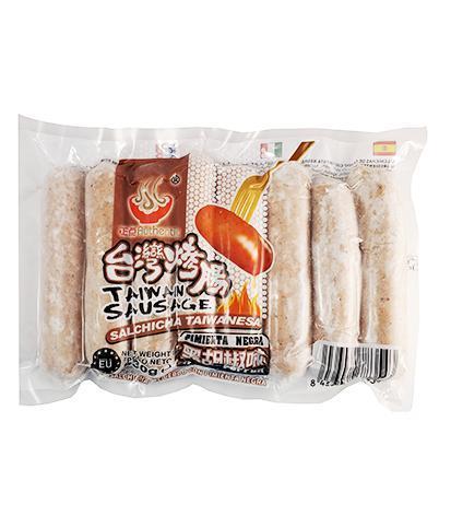 正点台湾烤肠-黑胡椒味 430G Taiwan Sausages-Black Pepper 保质期: 16/09/23
