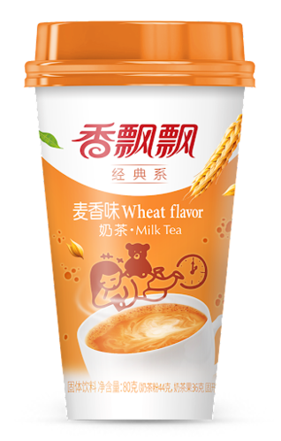 香飘飘奶茶-麦香味80g XPP  Milk Tea-Wheat Milk Tea x80g   保质期：10/01/23
