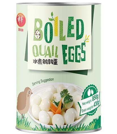 神丹水煮鹌鹑蛋(罐装)850g SD Boiled Quail Eggs  保质期 ：21/01/23