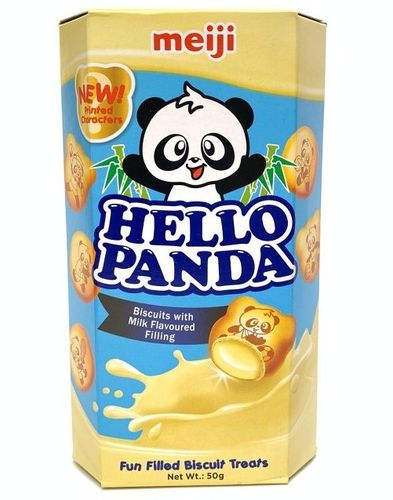 Meiji小熊饼牛奶味 Hello Panda Biscuit Milk Chocolate x50g 保质期：30/09/22