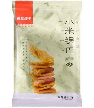 良品铺子小米锅巴-麻辣味 90g Xiaomi Millet Crisp - Hot Spicy 保质期：23/08/22