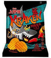 上好佳波浪型薯片-火辣味60g Kraken Potato Chips - Extra Hot 保质期：