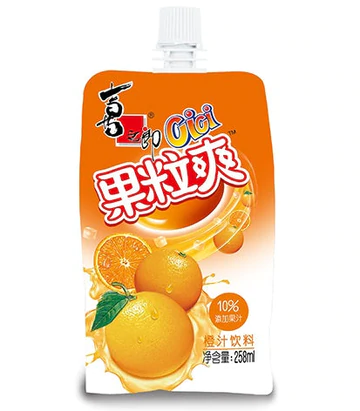 喜之郎果粒爽-橙汁味 258ml Fruit Flavored Drink - Orange 保质期：30/12/22
