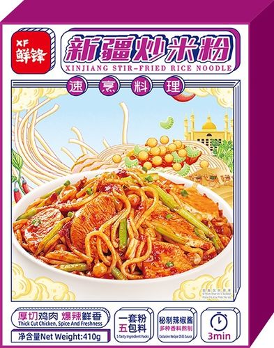 鲜锋新疆炒米粉 410g XinJiang Stir-Fried Rice Noodle Box保质期：04/10/22