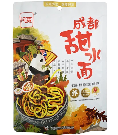 阿宽成都甜水面(袋)270g  Chengdu Sweet Noodles (Bag) 保质期：01/10/22